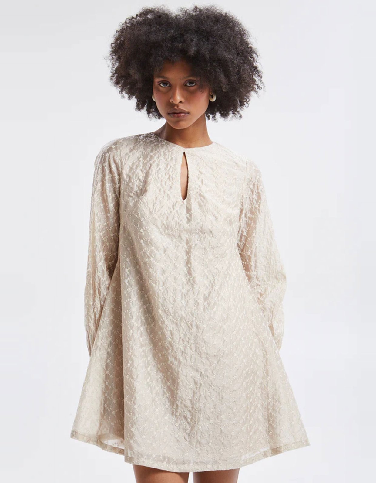 Ananke Clothing Kaira embroidered mini dress