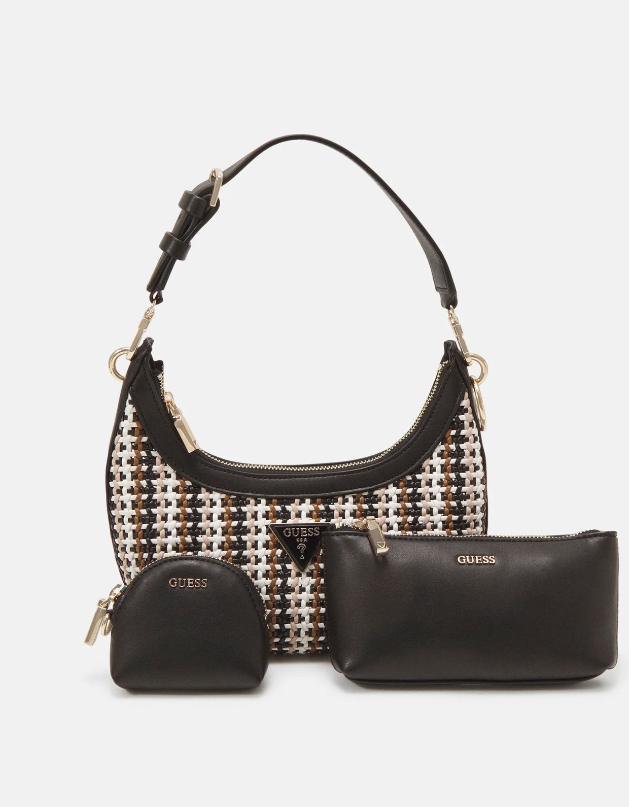 Guess Emelda crossbody bag black multi