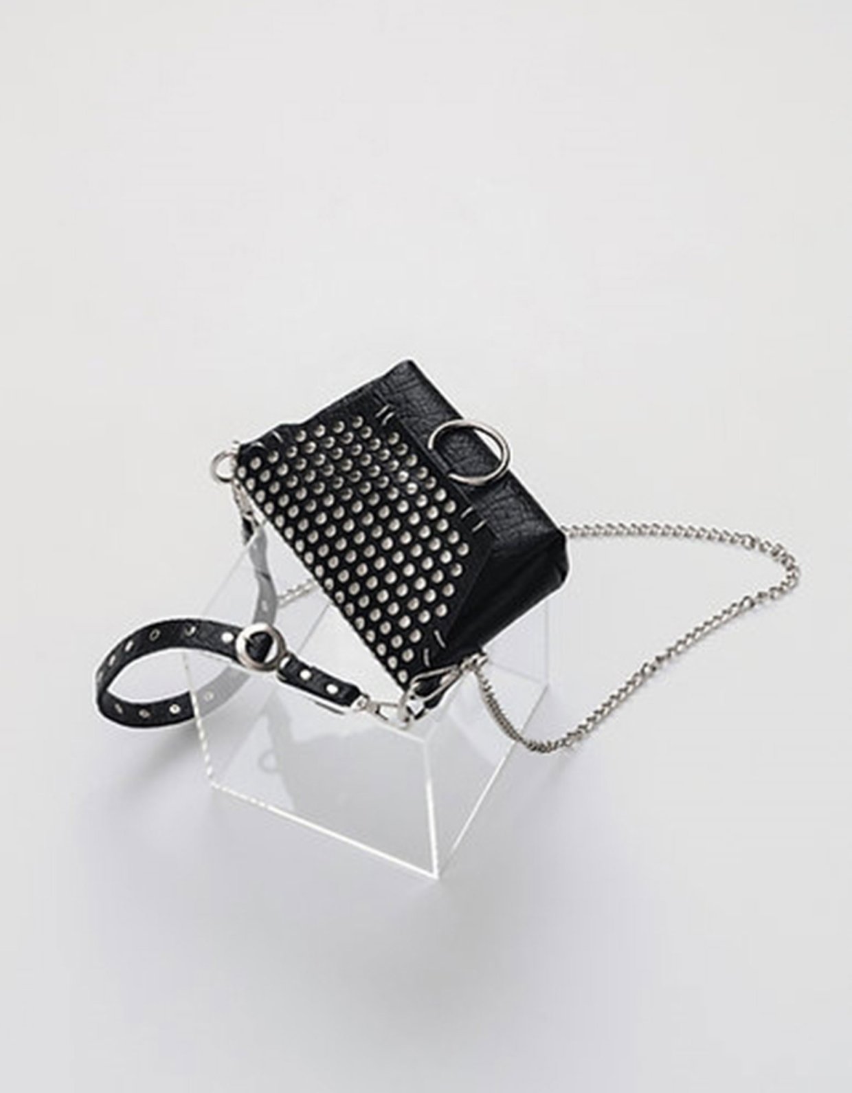 Individual Art Leather Rosemary bag black-nickel