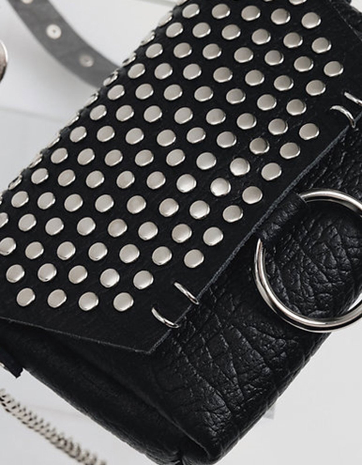 Individual Art Leather Rosemary bag black-nickel