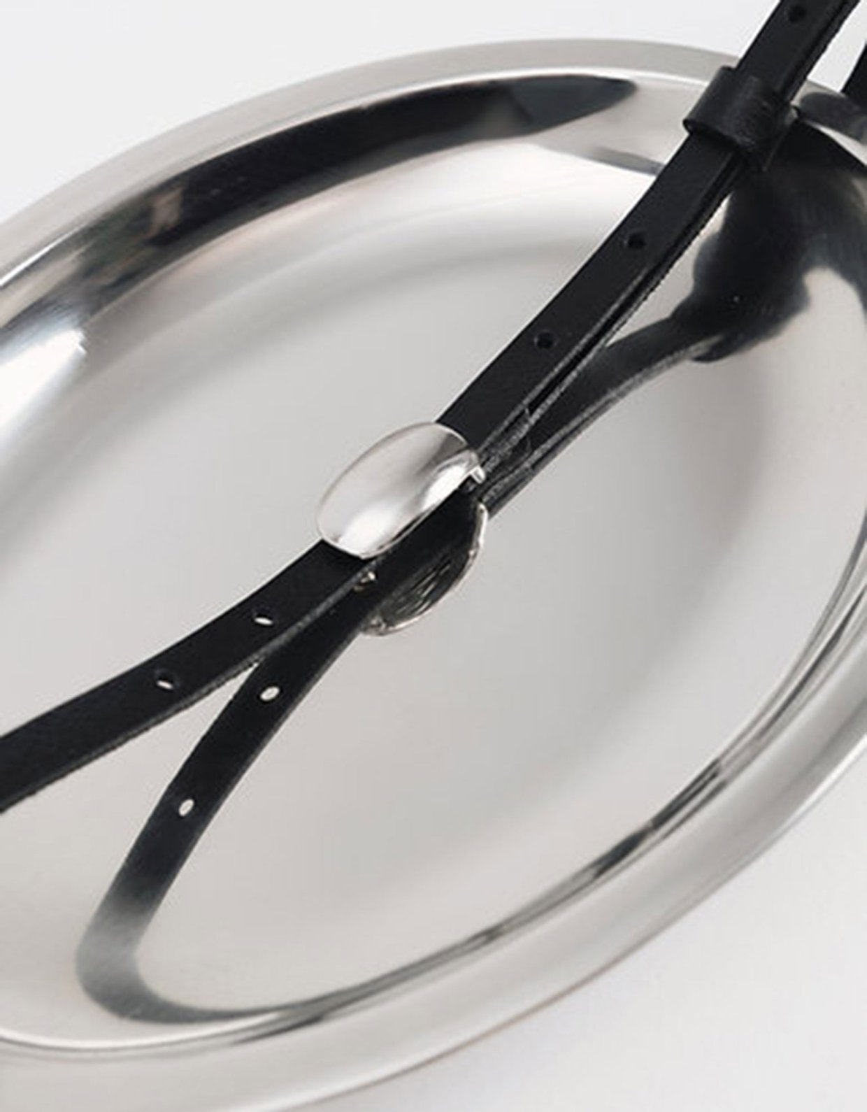 Individual Art Leather Tiny dancer belt black-nickel