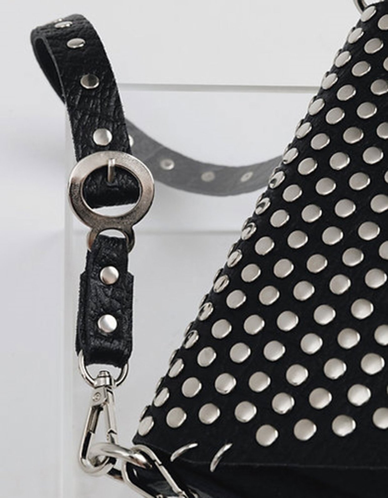 Individual Art Leather Rosemary bag black-nickel