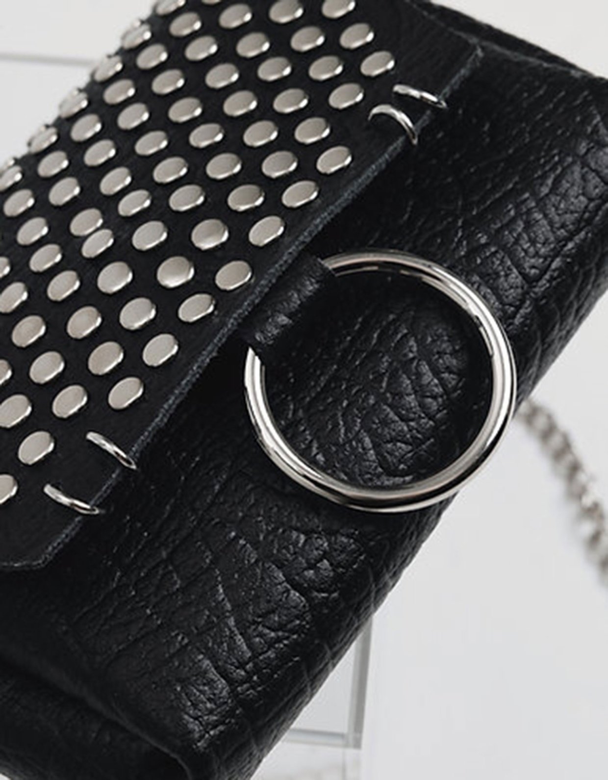 Individual Art Leather Rosemary bag black-nickel