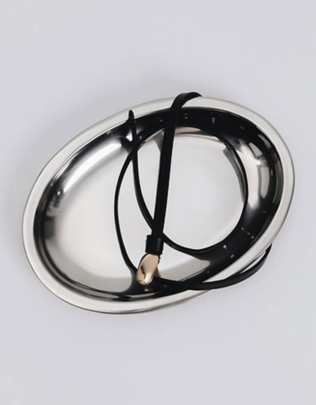 Individual Art Leather Tiny dancer belt black-gold