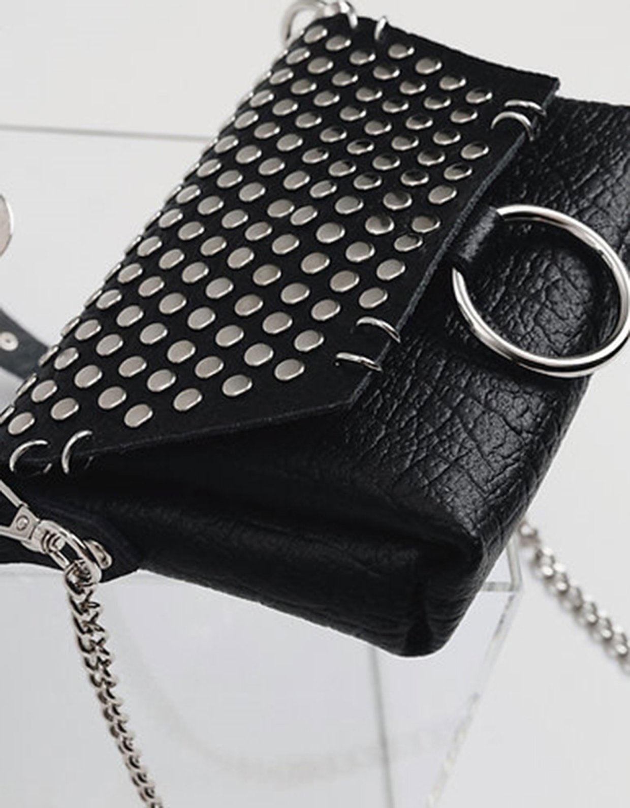 Individual Art Leather Rosemary bag black-nickel
