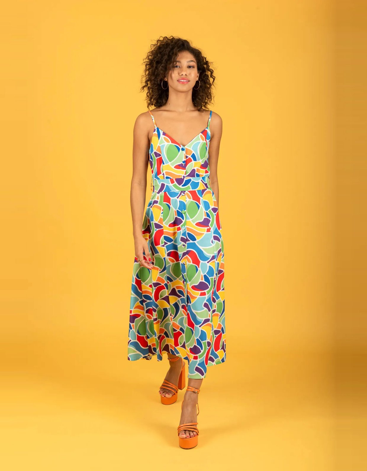 Chaton Rafiki dress multicolor