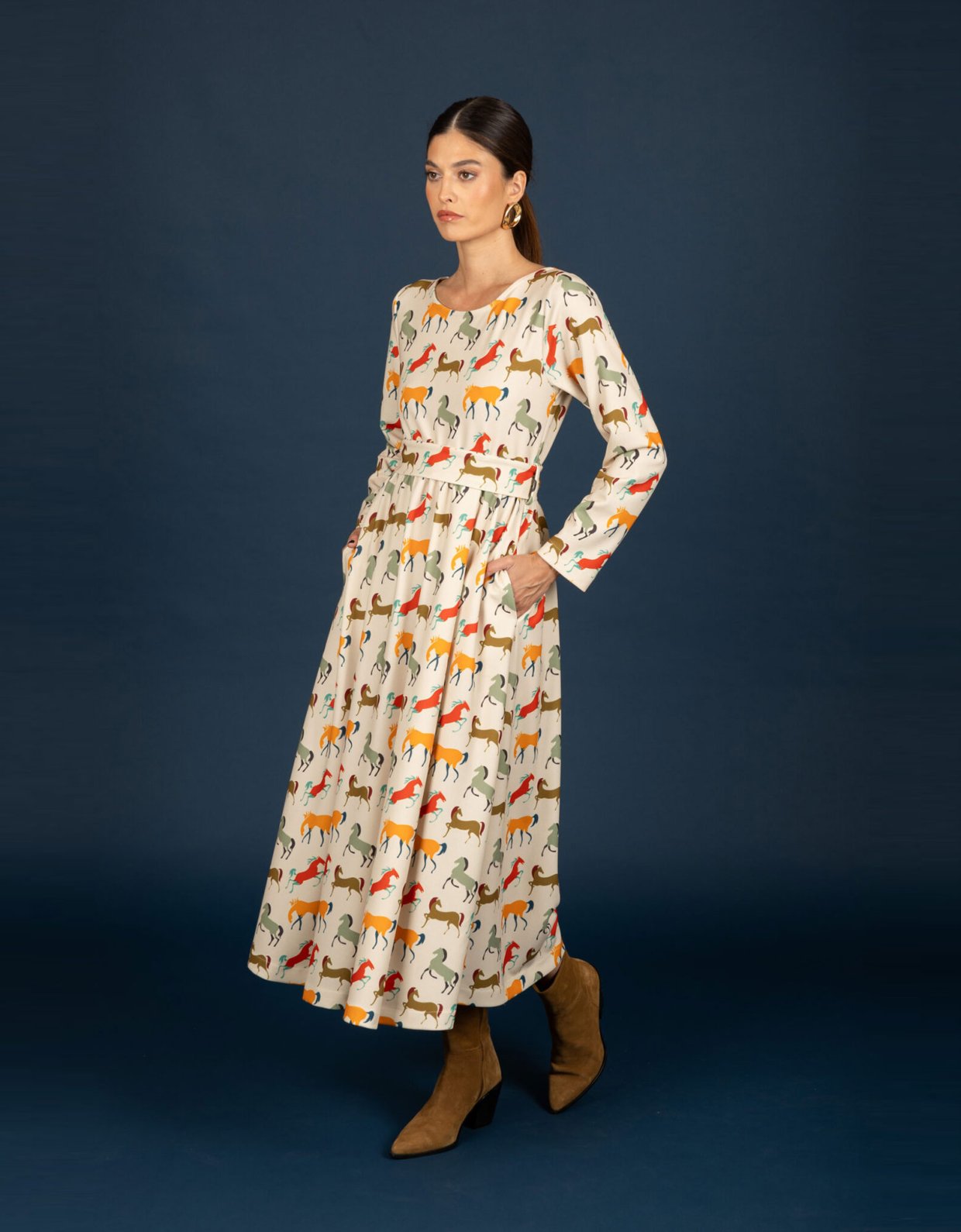 Chaton Clemence oversize dress off white