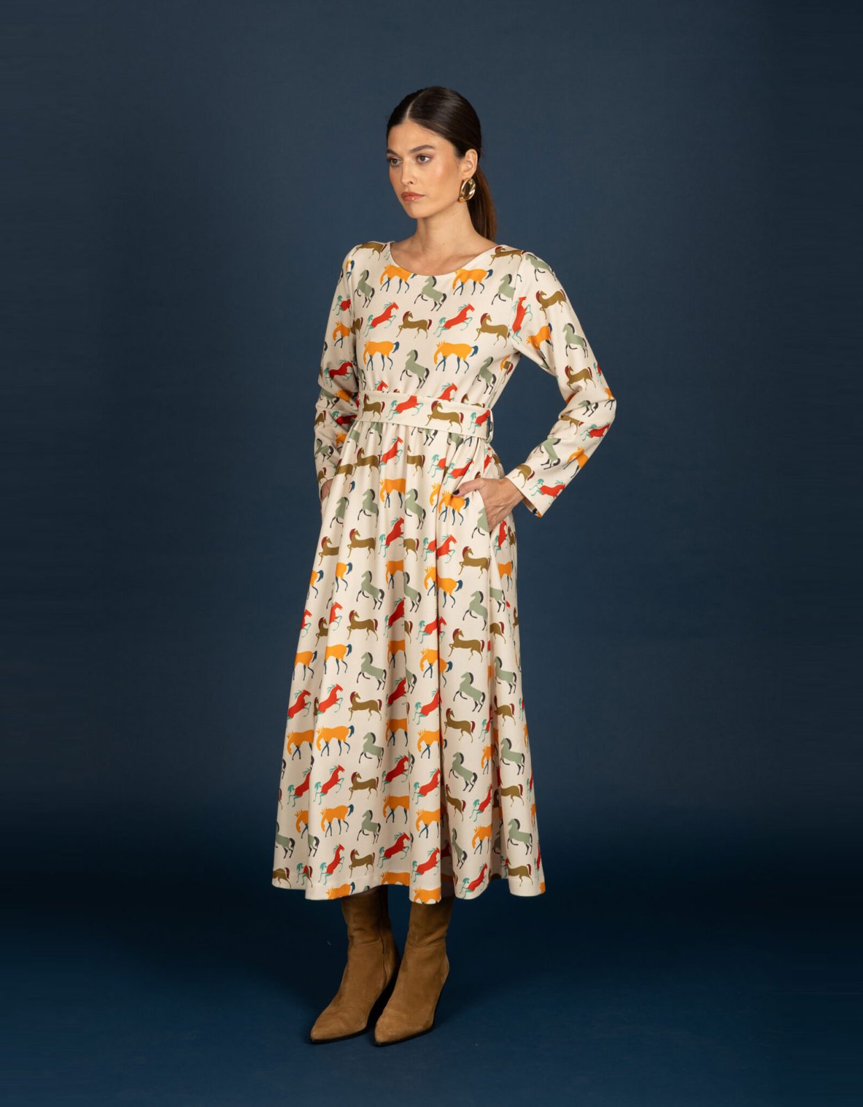 Chaton Clemence oversize dress off white