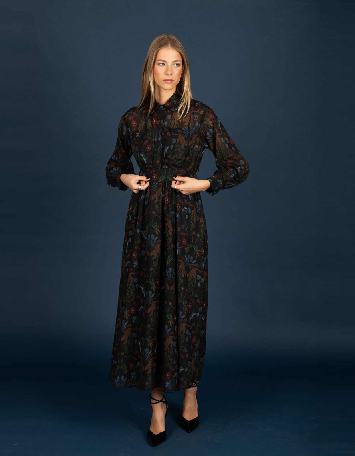 Chaton Ennui chiffon dress