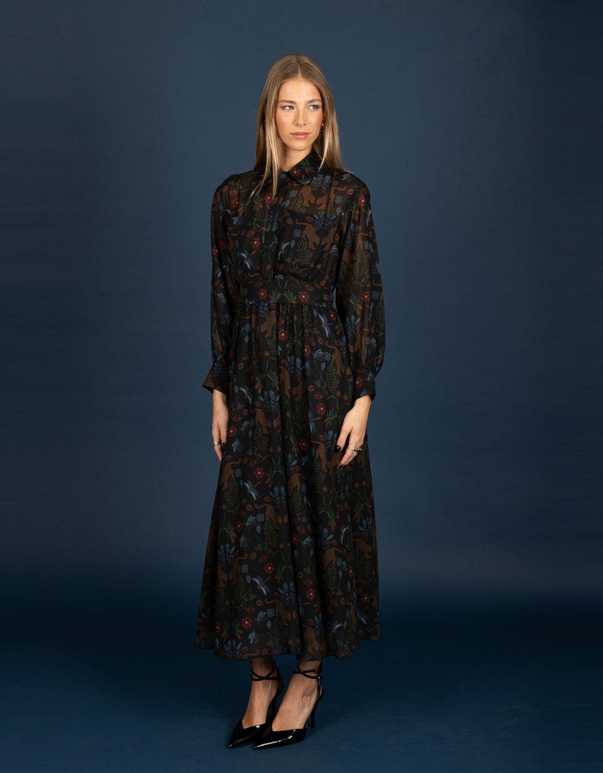 Chaton Ennui chiffon dress