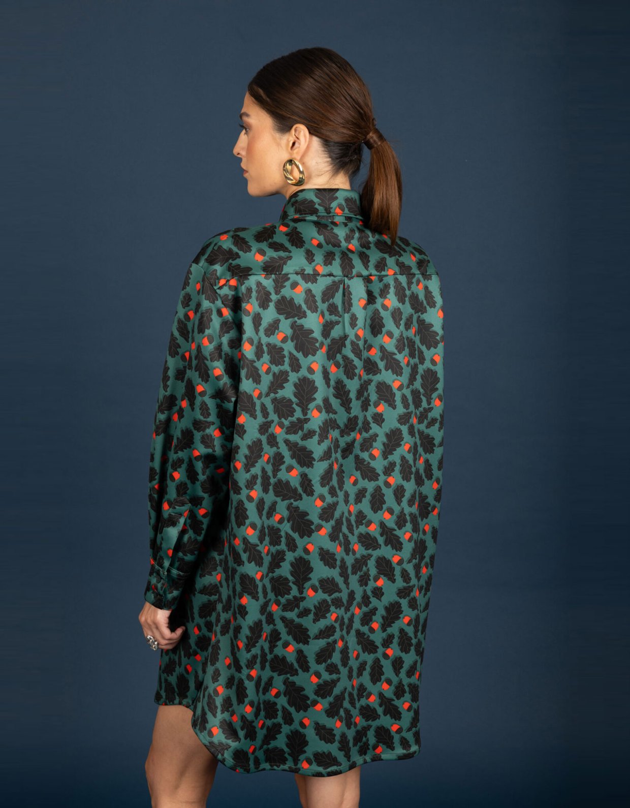 Chaton Diane suede oversize dress
