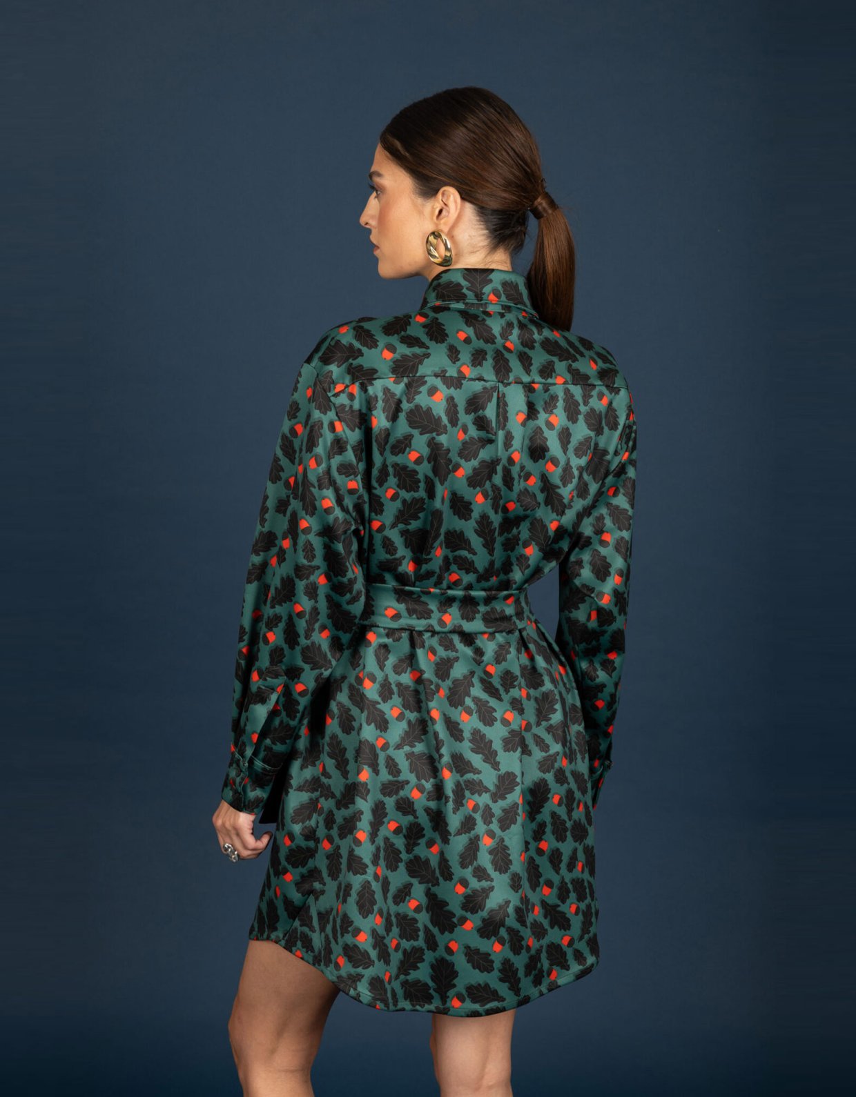 Chaton Diane suede oversize dress