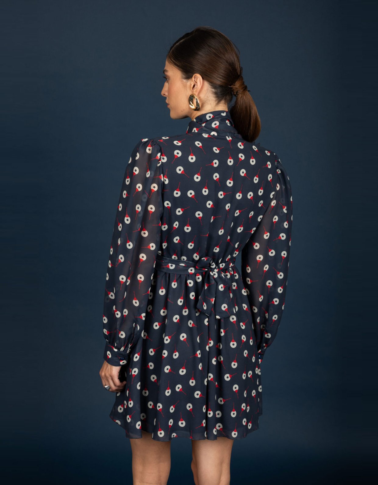 Chaton Barley chiffon dress