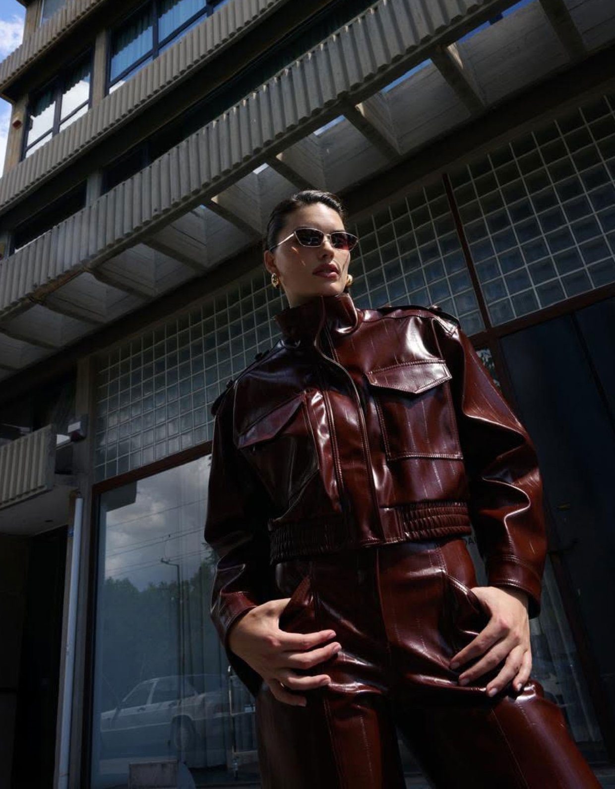 Ciel Concept Kylie jacket brown