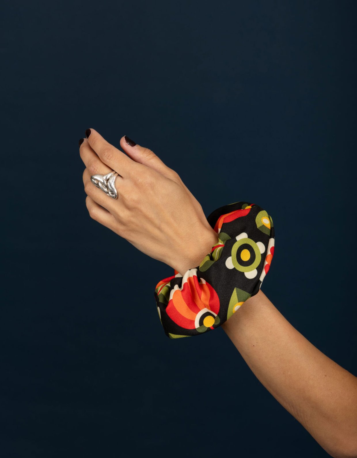 Chaton Crispin scrunchie orange