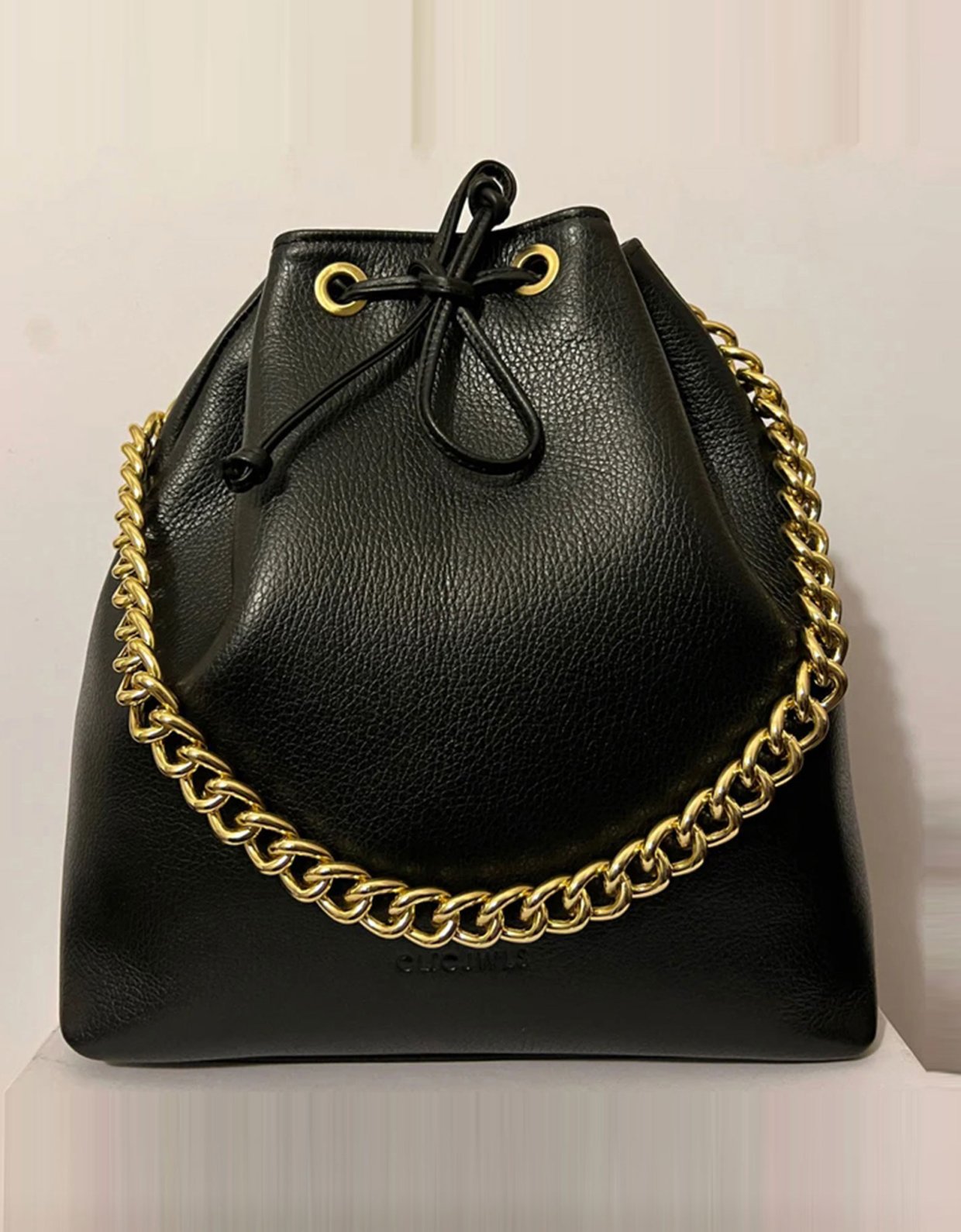 Clic Jewels Big bucket bag black dolaro