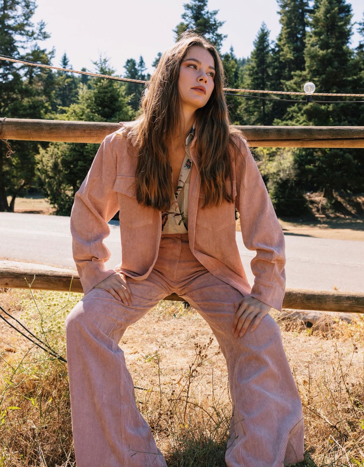 Abstracto Etta jacket pink