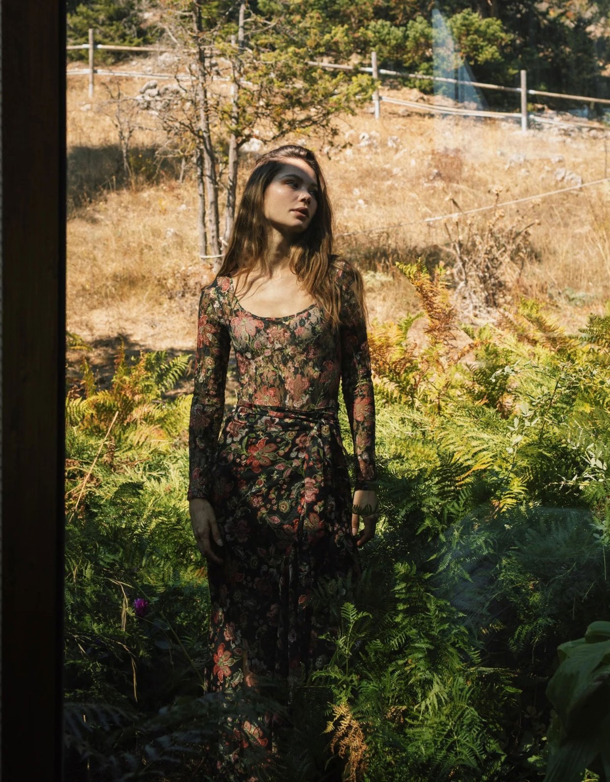 Abstracto Myra wrap skirt