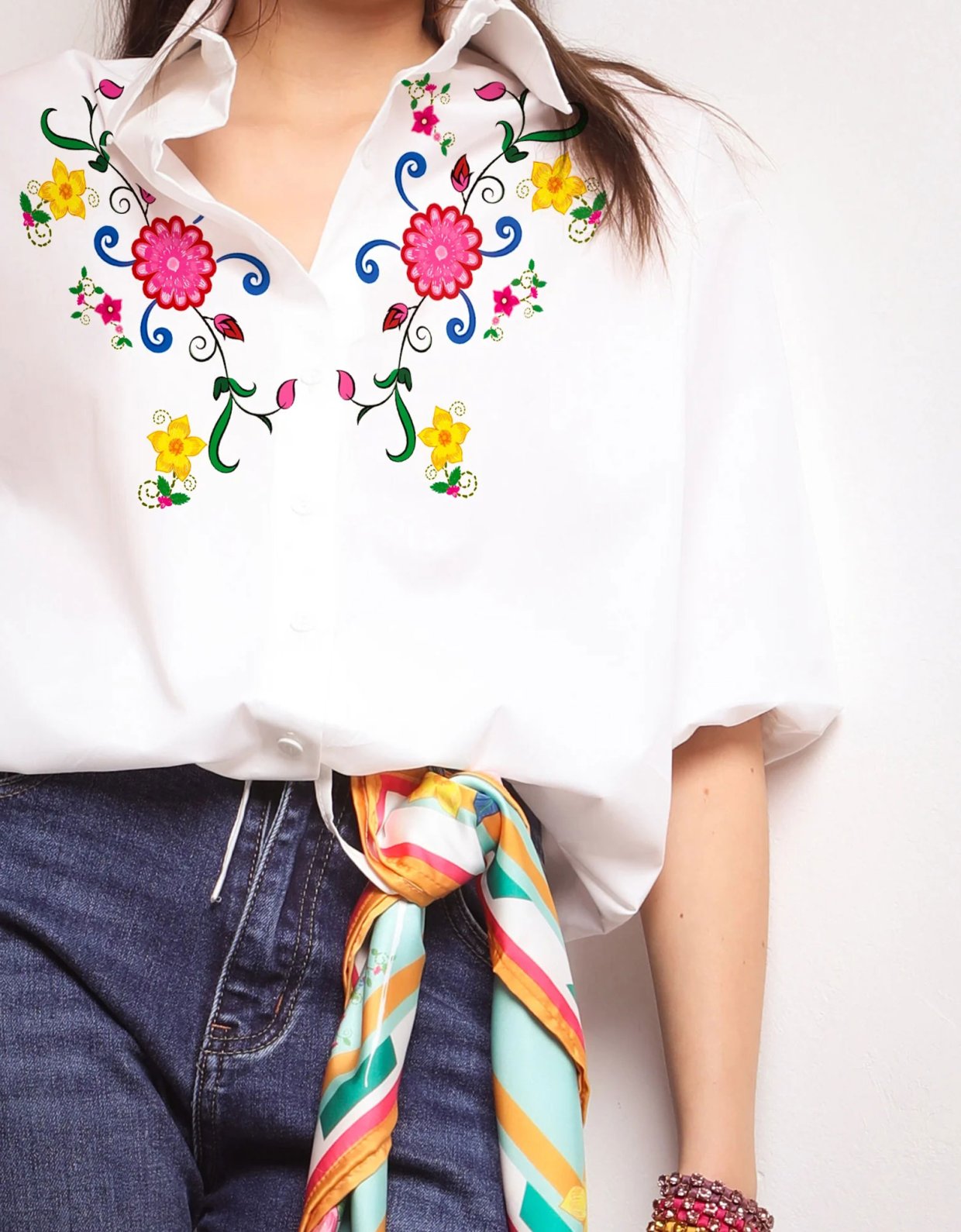 Bee Me Amore white shirt