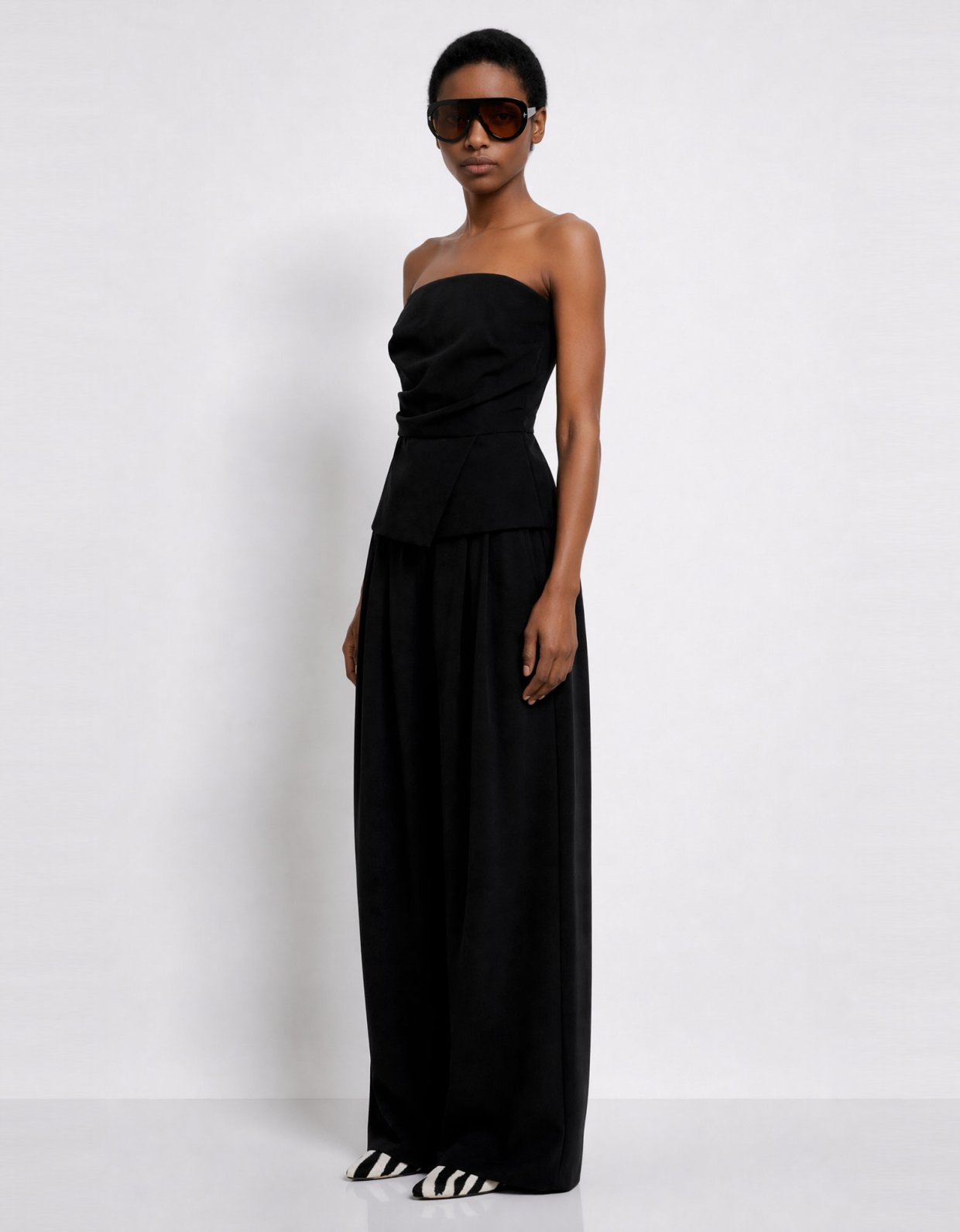 Mallory the label Astra black bustier