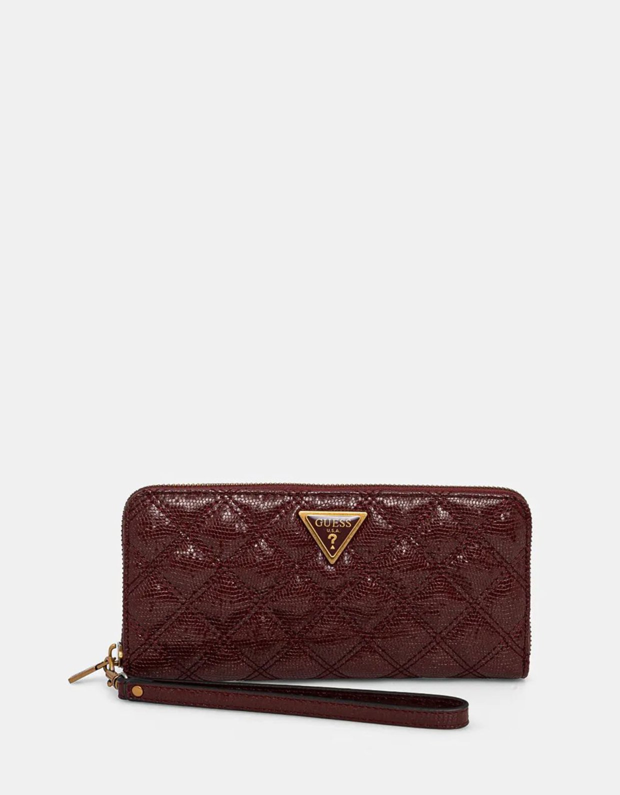 Guess Giully maxi wallet burgundy