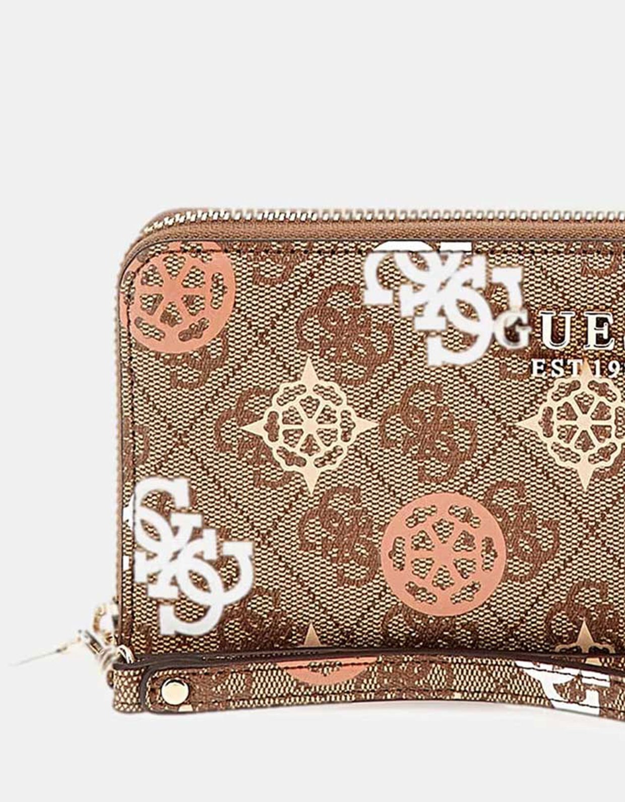 Guess Eliette wallet latte logo multi