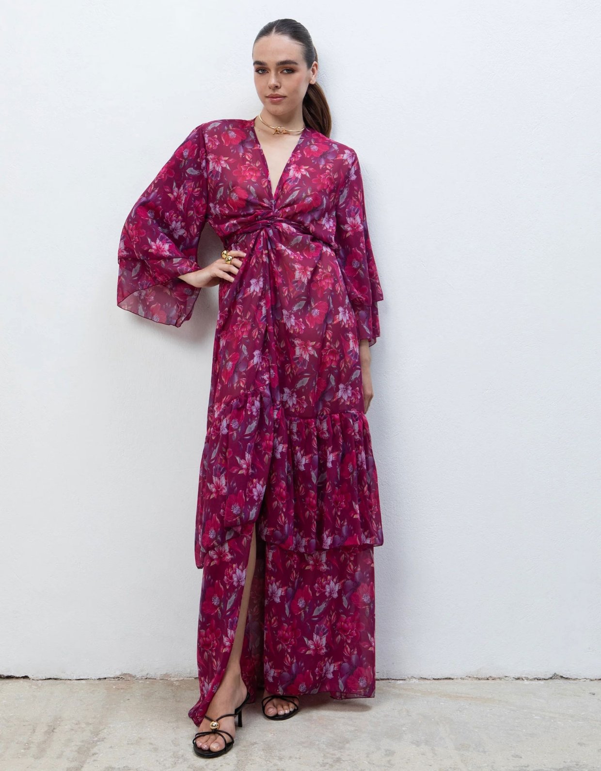 Eveleya Amanda polymorphic kimono dress