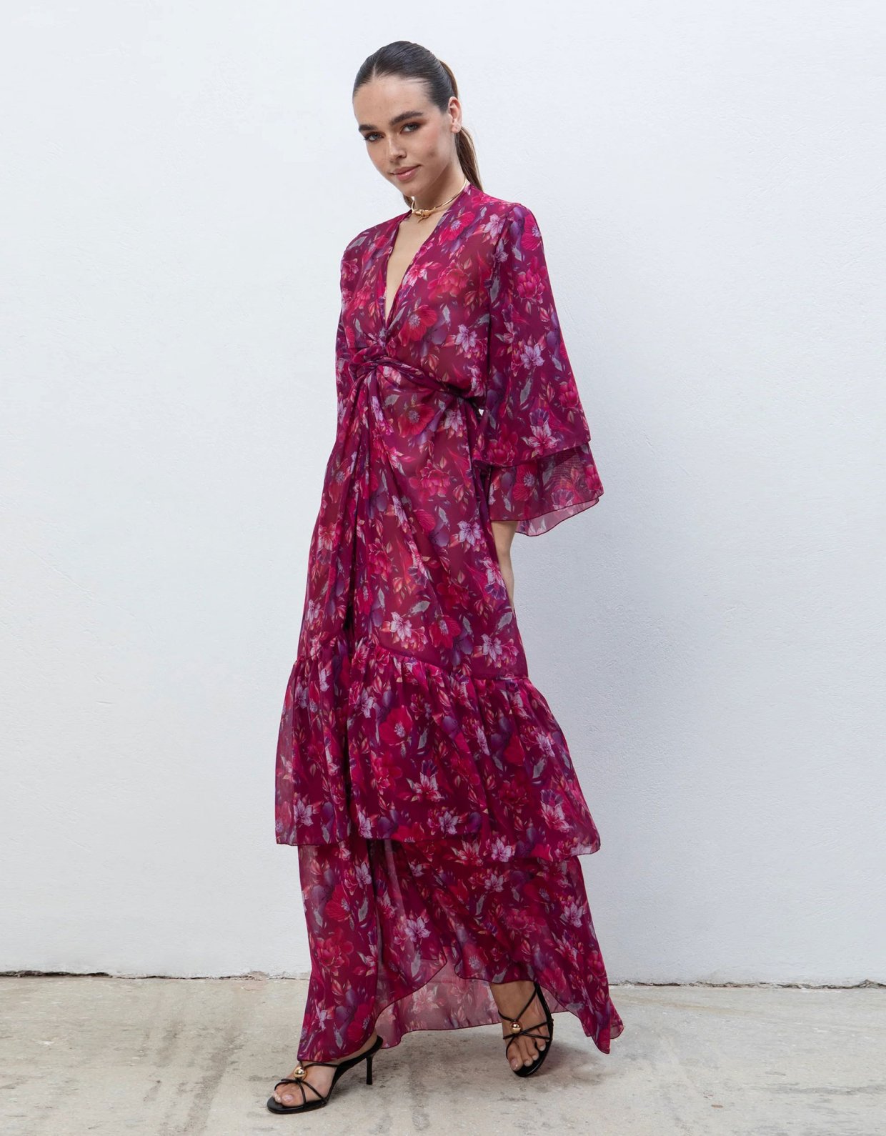 Eveleya Amanda polymorphic kimono dress