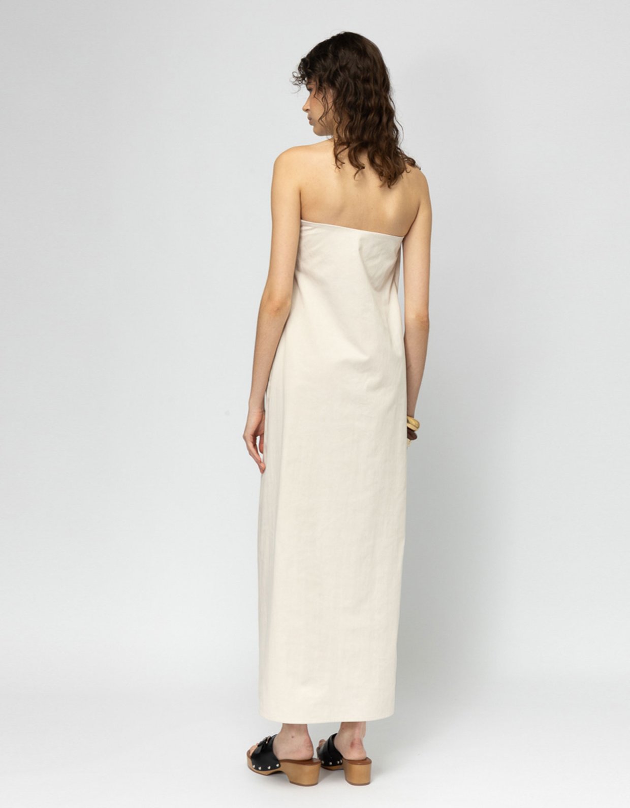 Mallory the label Aperol beige dress