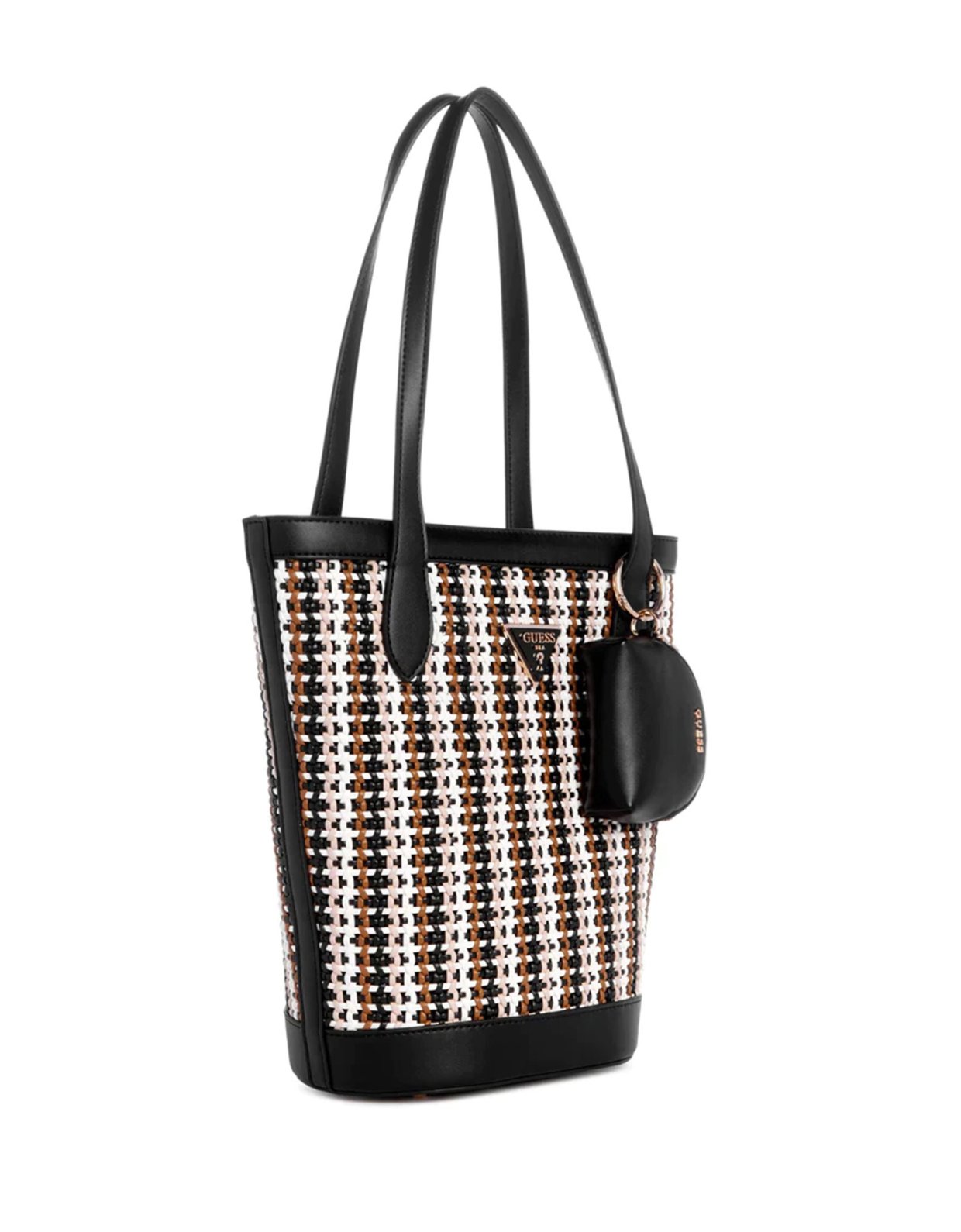 Guess Emelda tote bag black multi