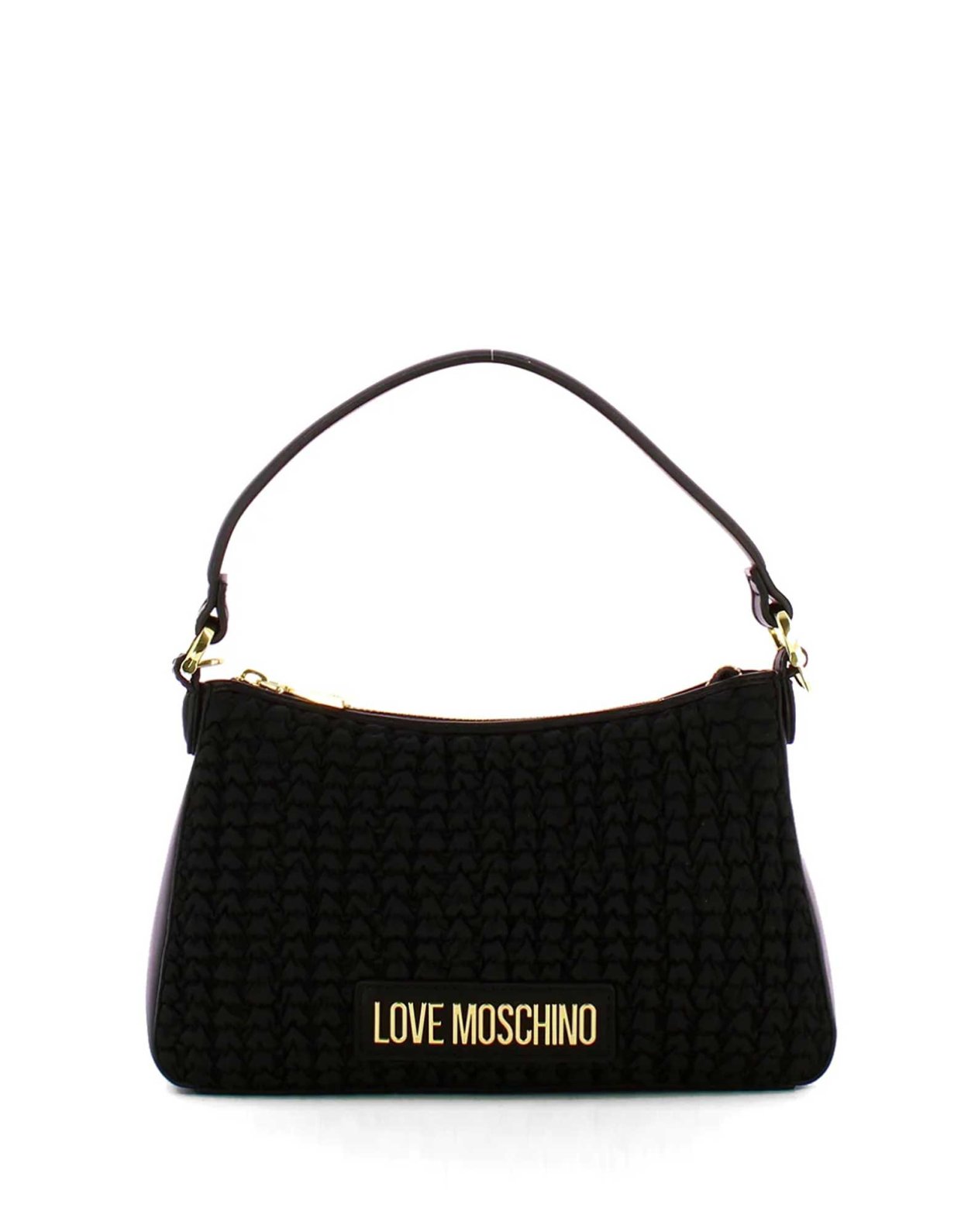 Love Moschino Hug hobo bag black