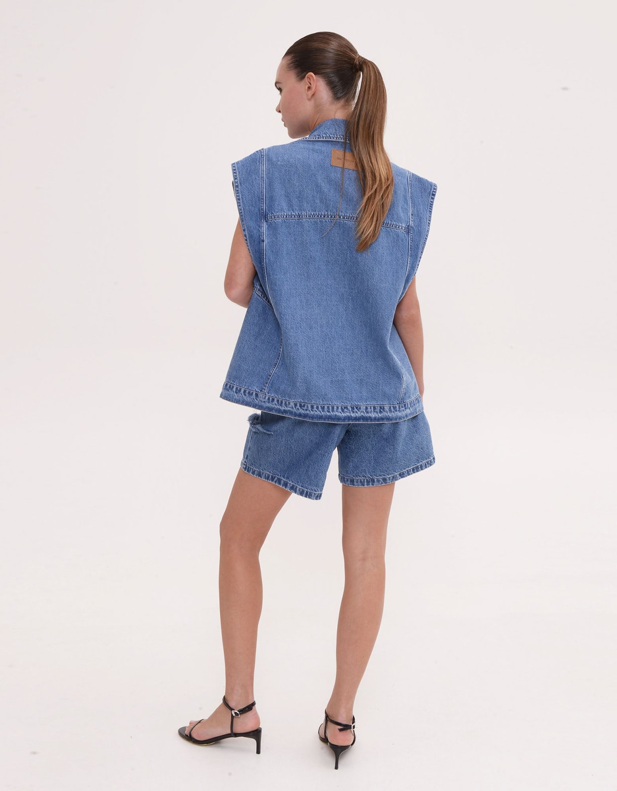 Sac Jeans Blair vest mid blue