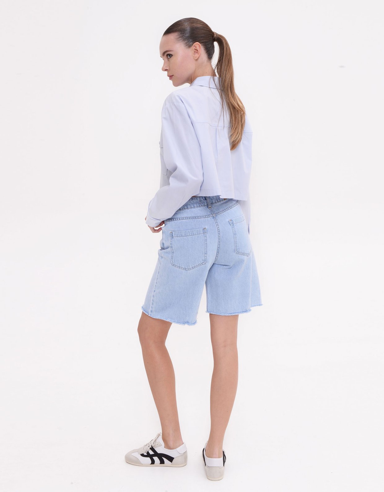 Sac Jeans Blossom bermuda light blue