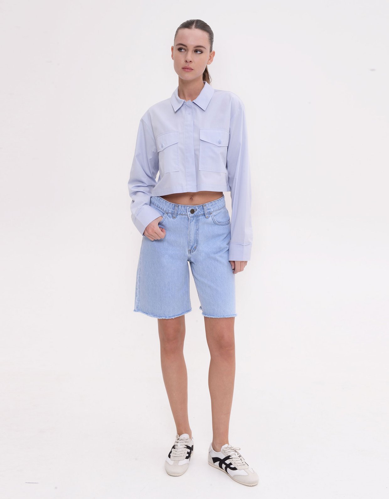 Sac Jeans Blossom bermuda light blue