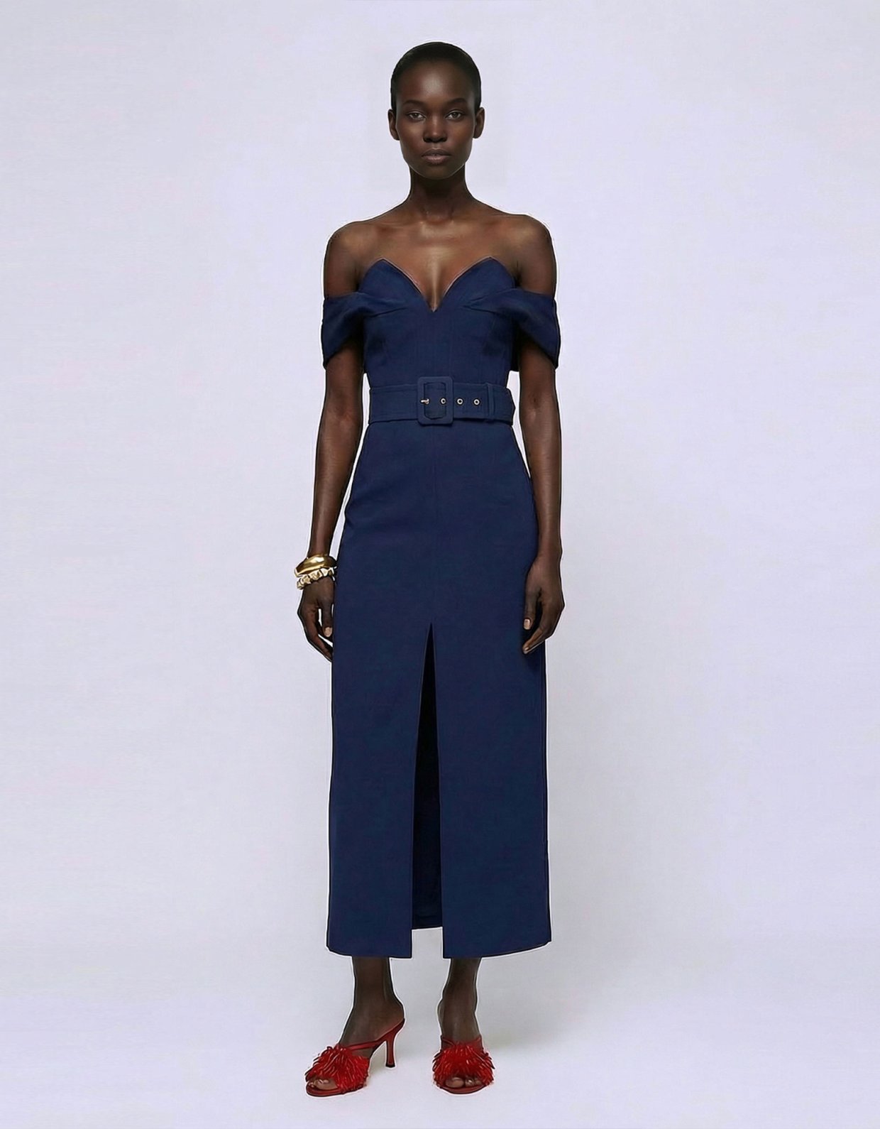 Mallory the label Boah dress blue
