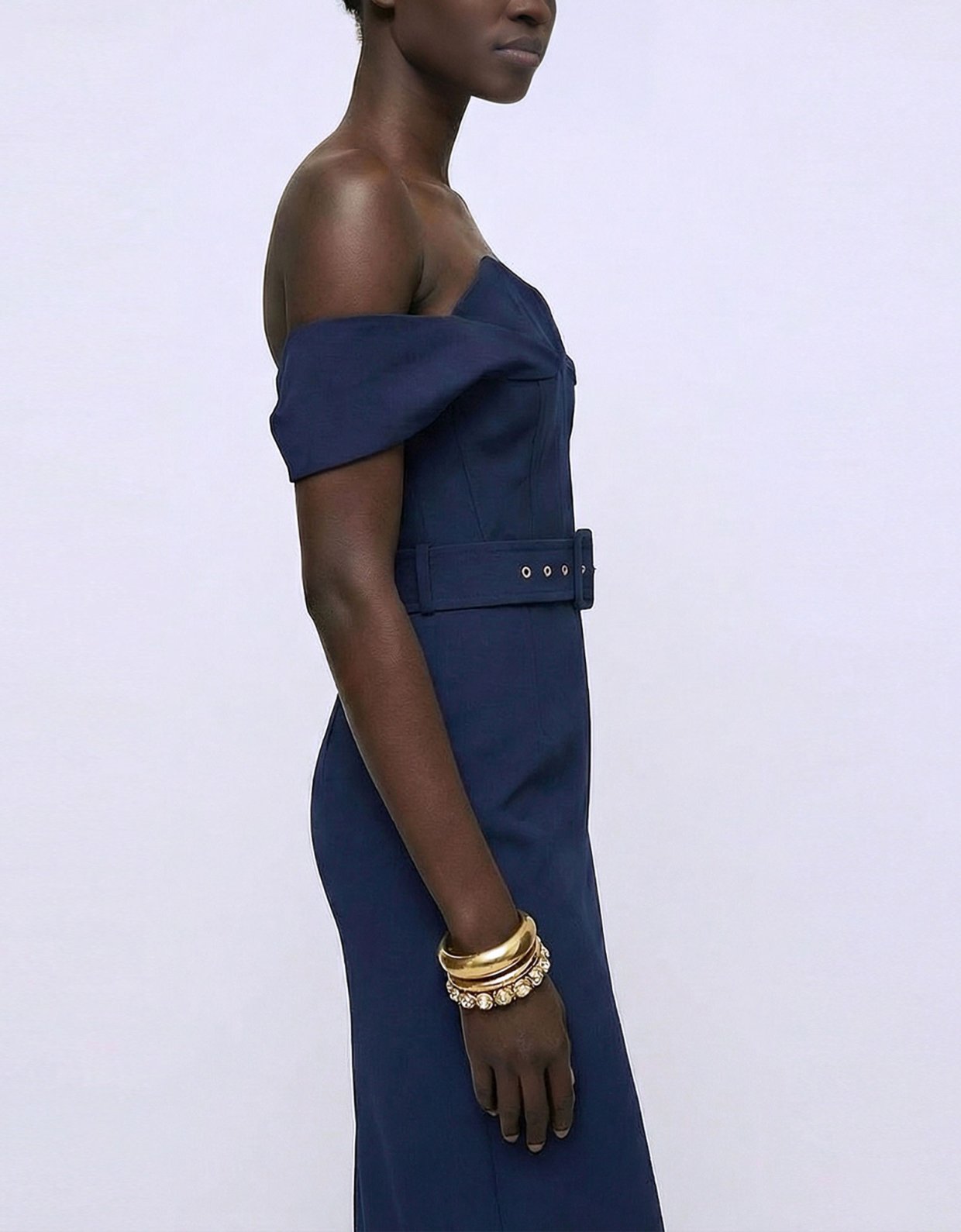 Mallory the label Boah dress blue