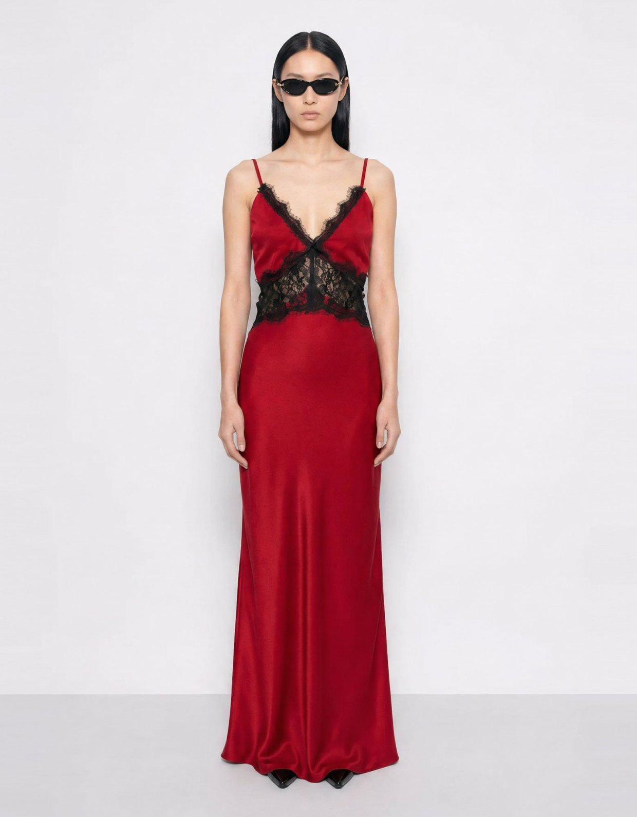 Mallory the label Calista red/black dress