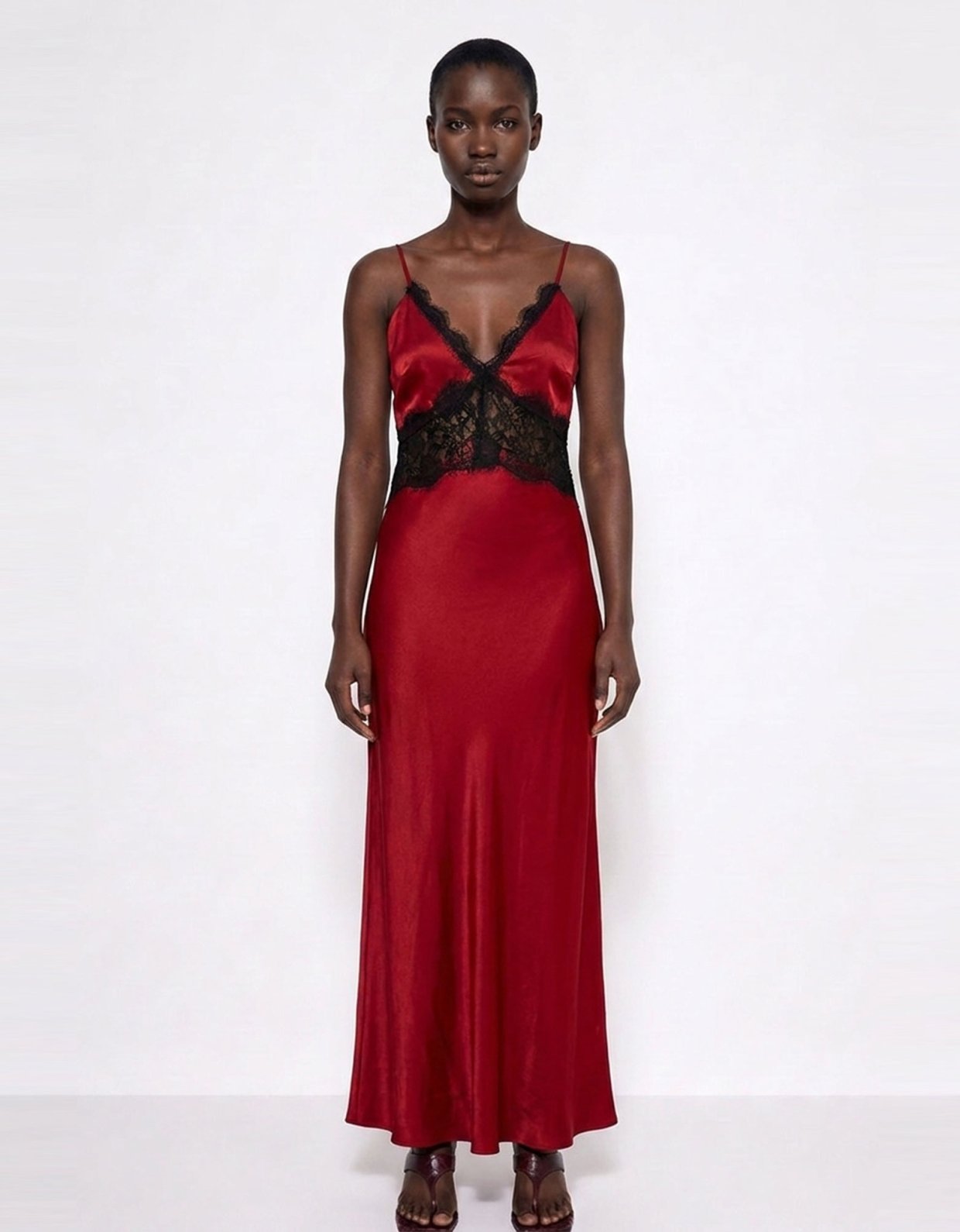 Mallory the label Calista red/black dress