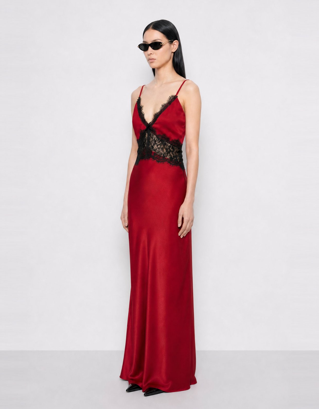 Mallory the label Calista red/black dress