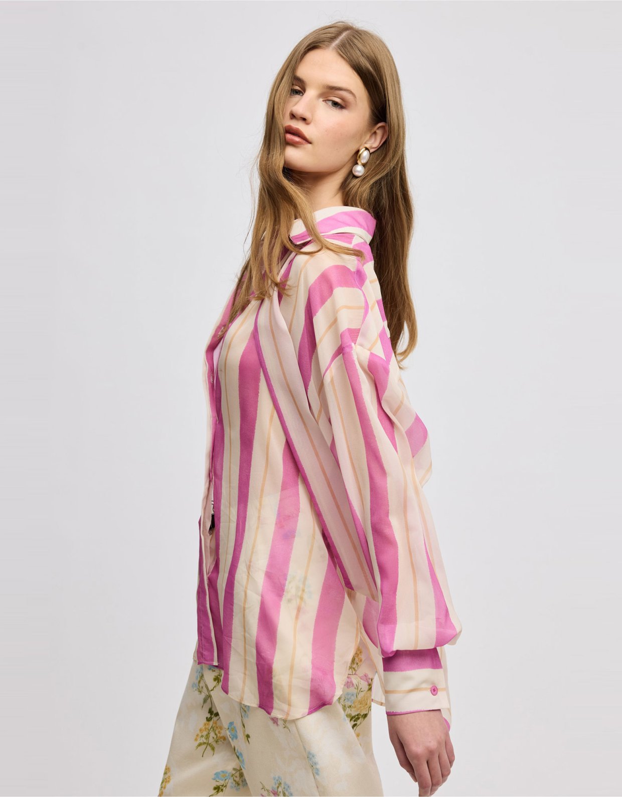 Ciel Concept Stripped pastel shirt