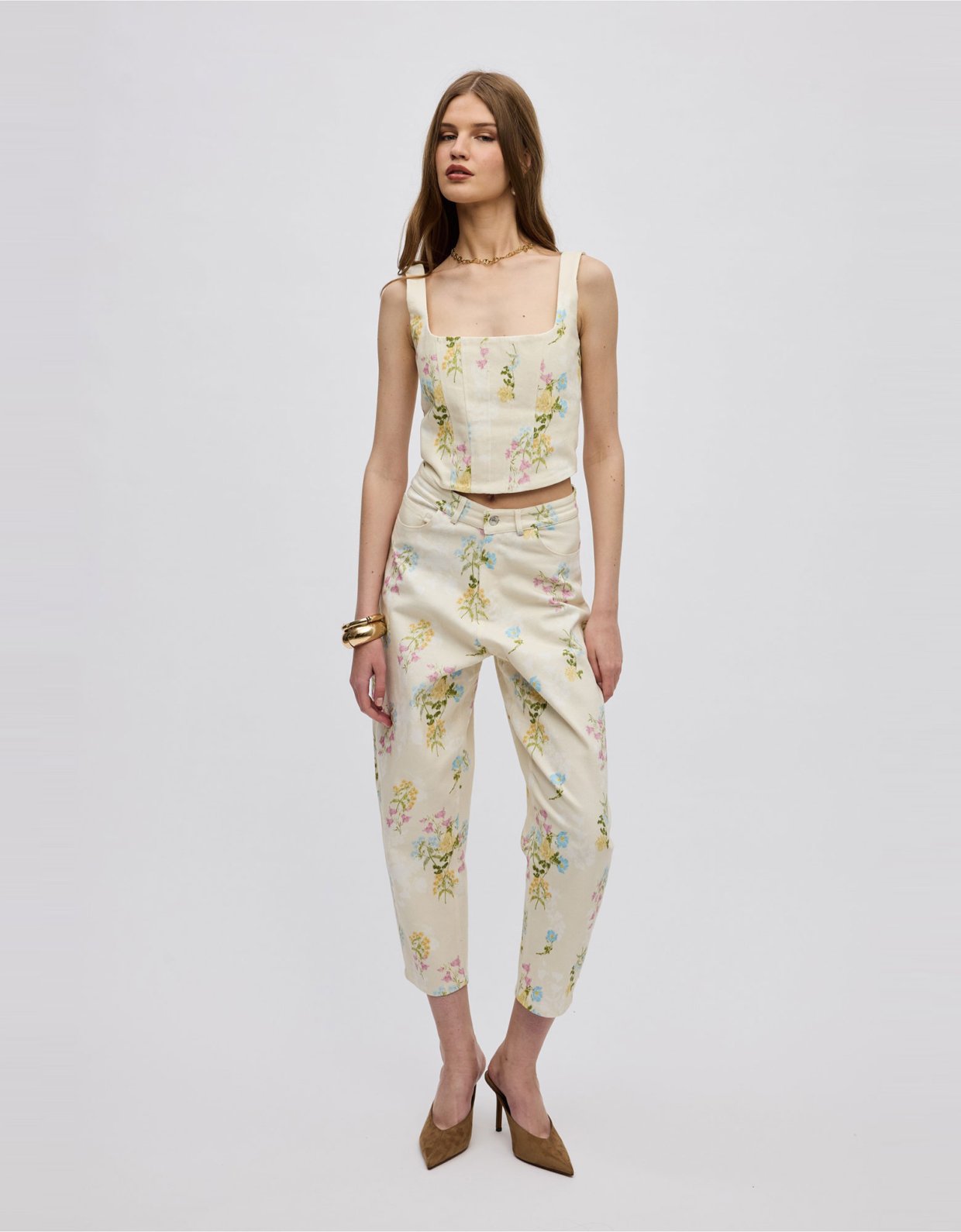 Ciel Concept Butter blossom denim pants