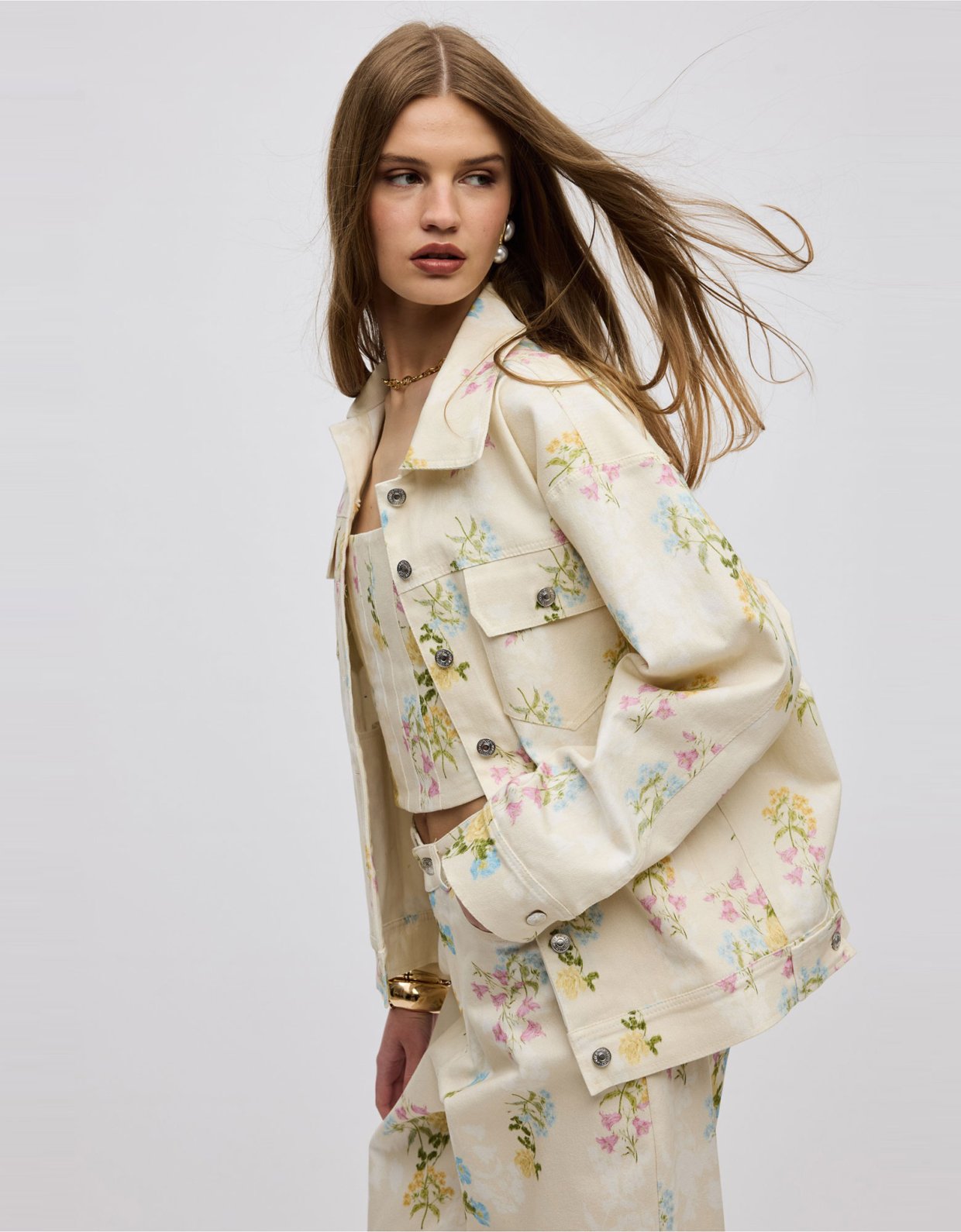 Ciel Concept Butter blossom denim jacket