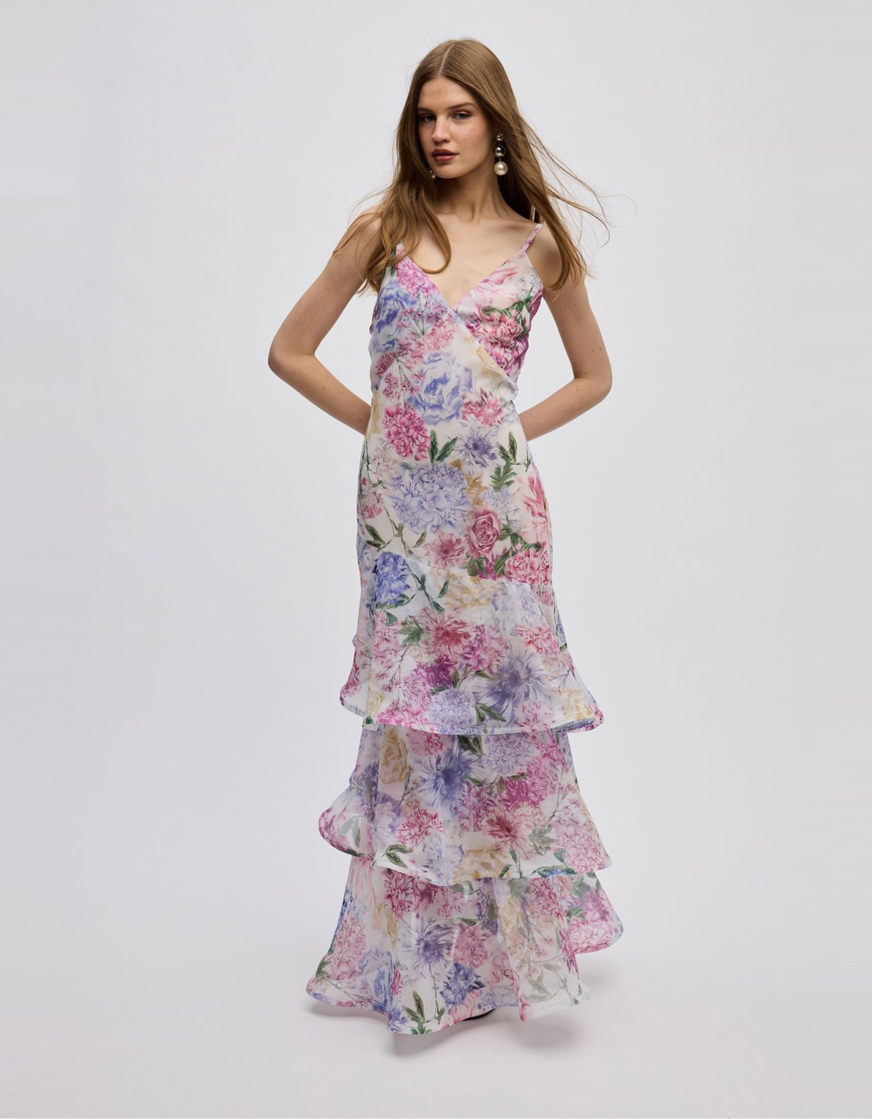 Ciel Concept Margot ruffle maxi dress