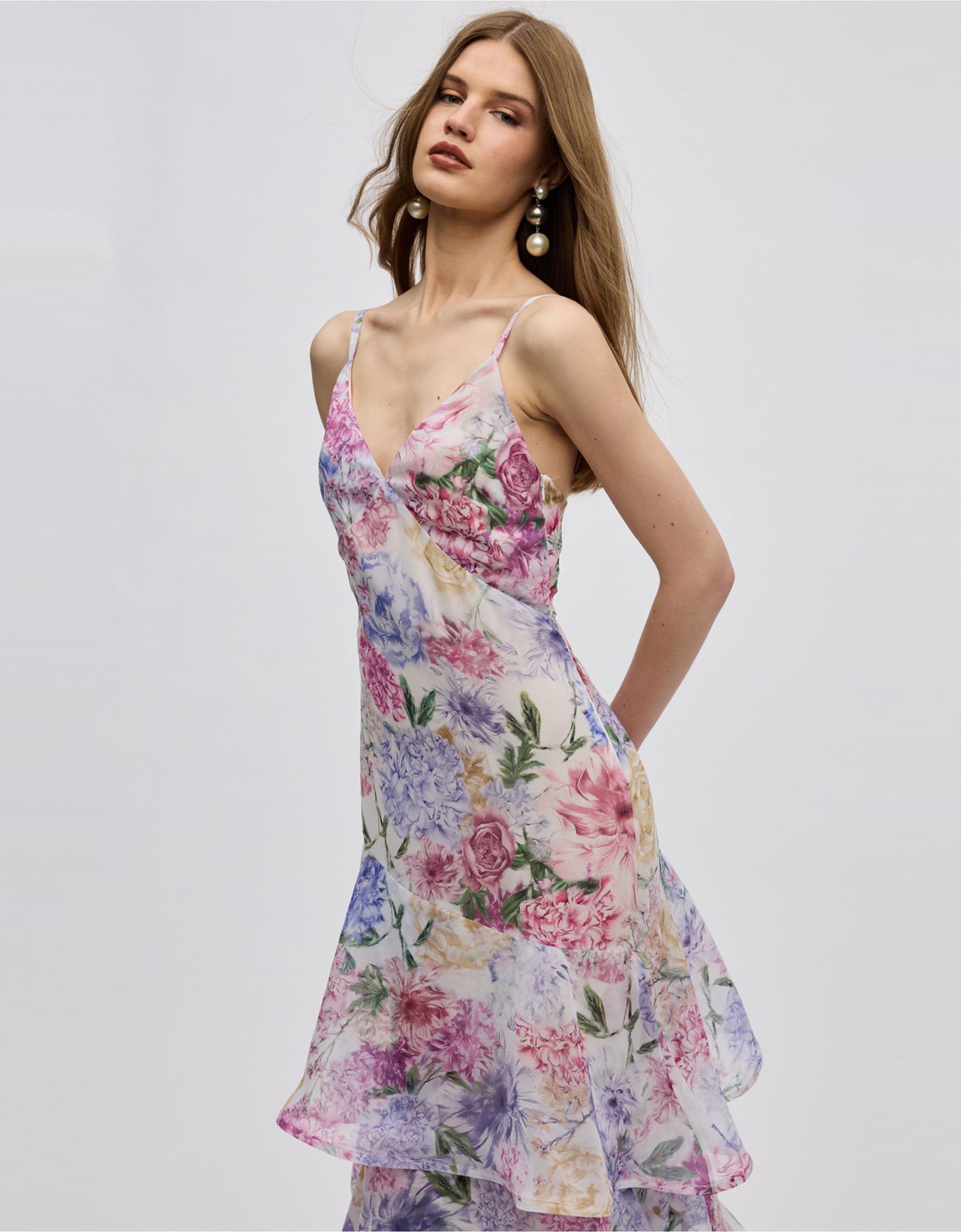 Ciel Concept Margot ruffle maxi dress