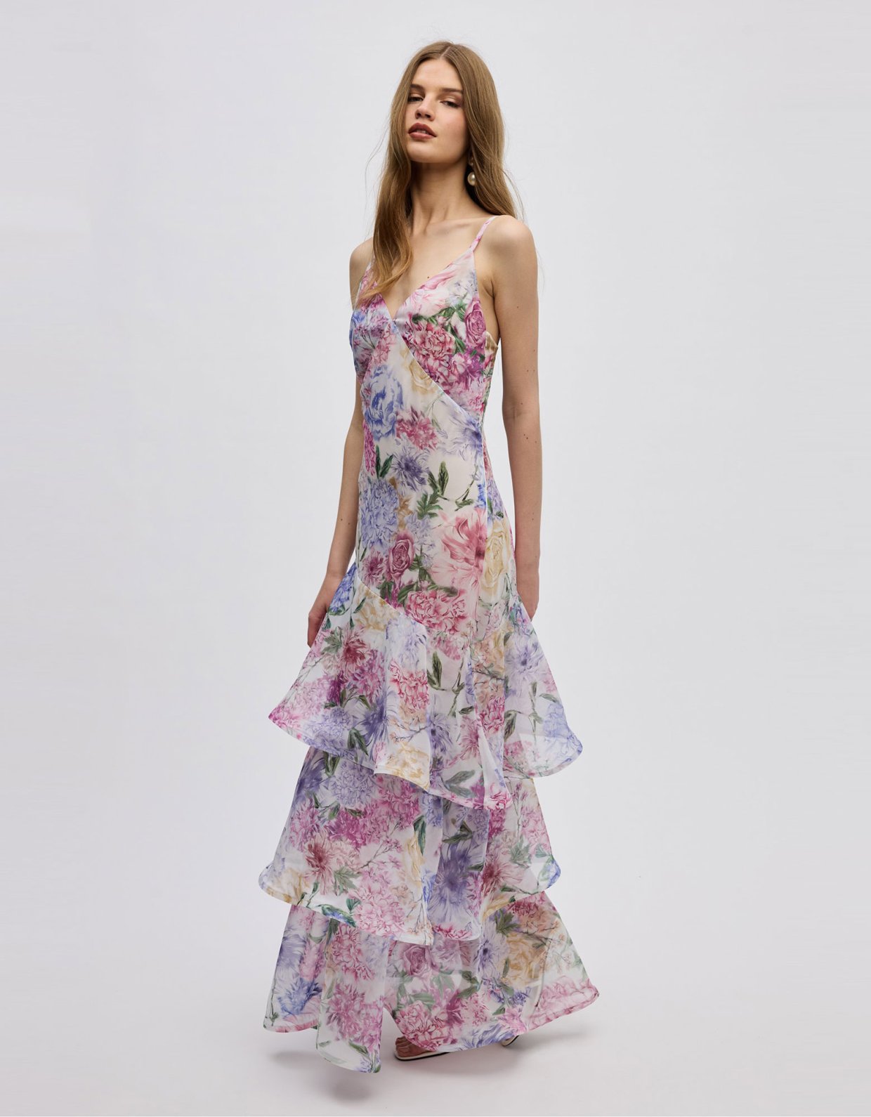 Ciel Concept Margot ruffle maxi dress