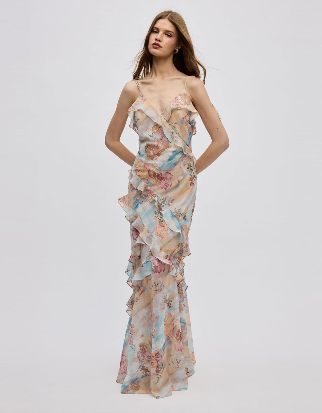 Ciel Concept Mermaid ruffle dress