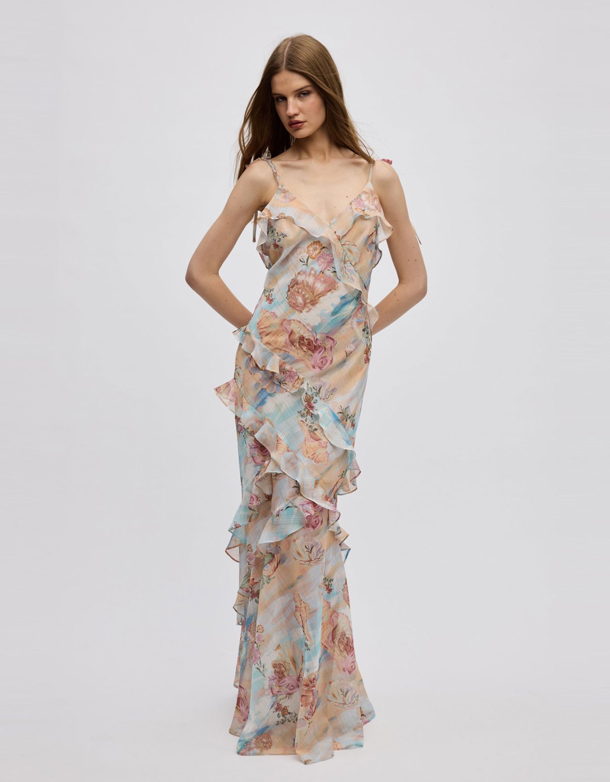 Ciel Concept Mermaid ruffle dress