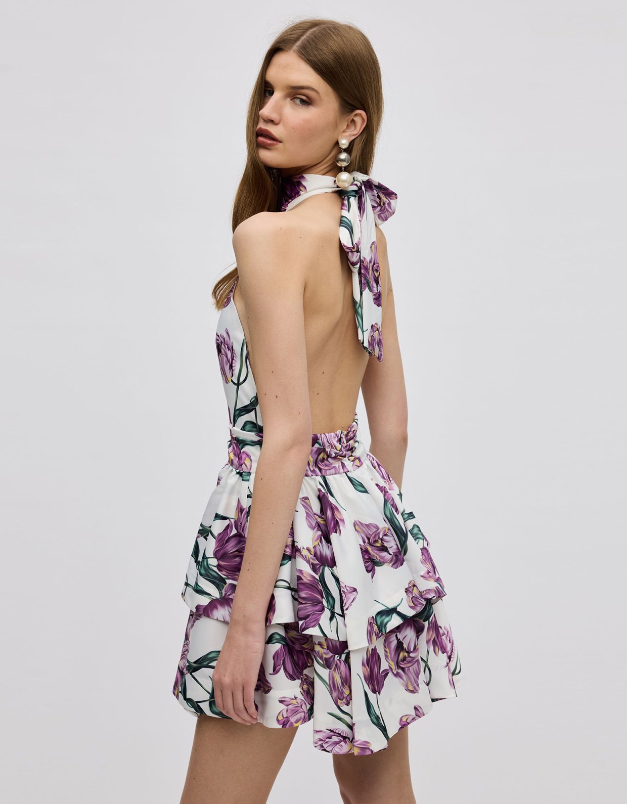 Ciel Concept Tulipa mini halterneck dress