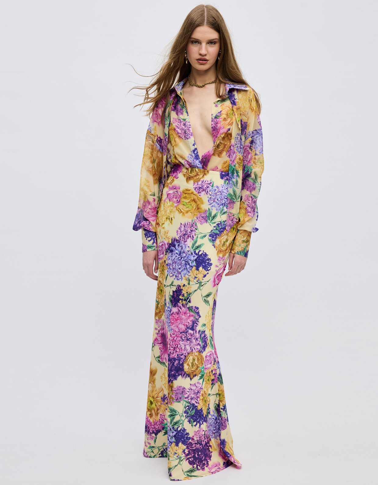 Ciel Concept Camille mermaid maxi skirt