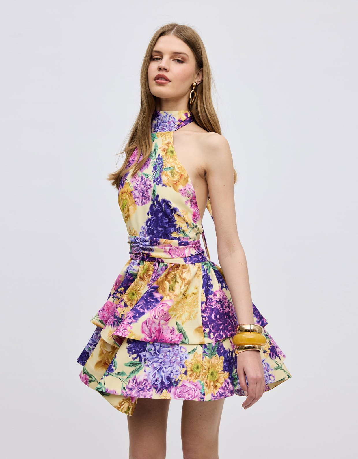 Ciel Concept Camille mini halterneck dress